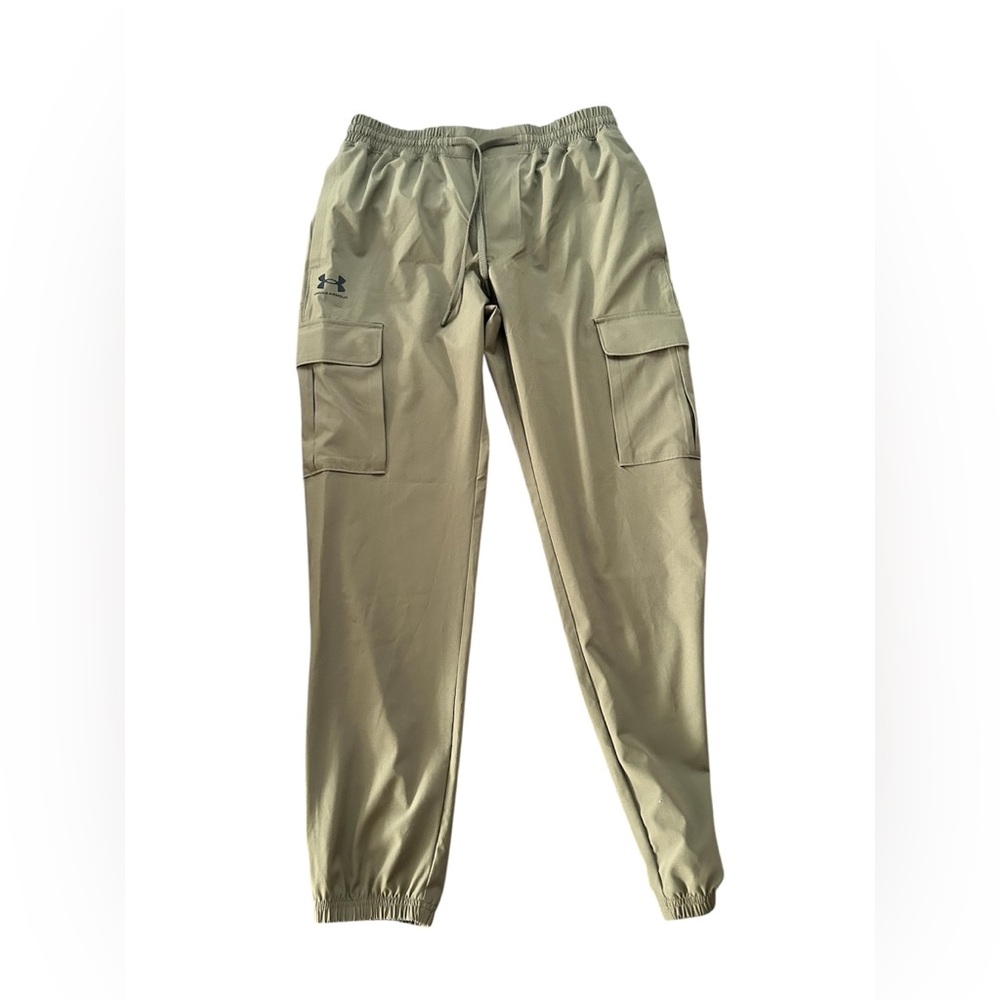 Under Armour Tapered Jogger Pants with Cuffed Hem